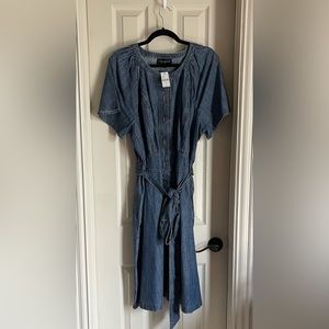 Lane Bryant Denim Dress NWT